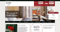 Desktop Screenshot of hotelderby.com